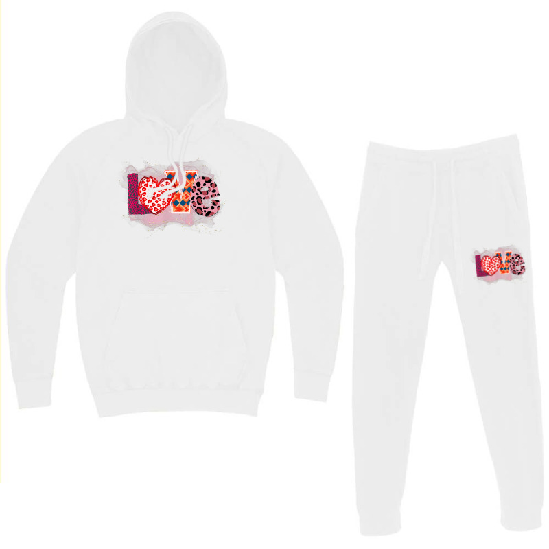 Love Valentine Graphic Design Casual T Shirt Hoodie & Jogger set by boxleyit | Artistshot