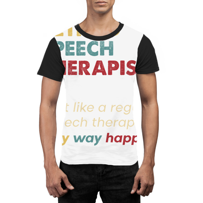 Speech Therapist Retired Retro Definition Design Graphic T-shirt by tyashawiesztr | Artistshot