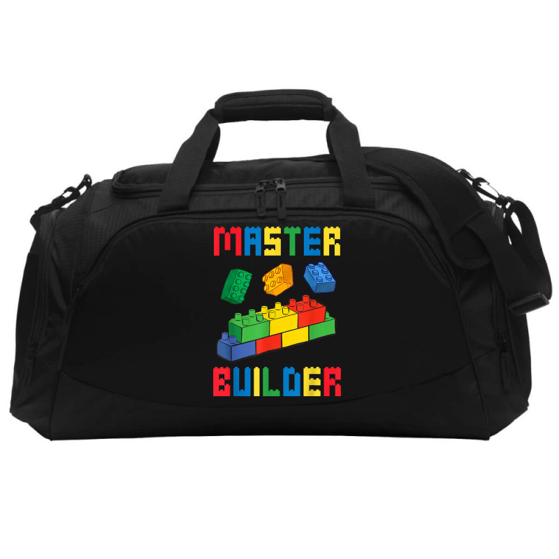 Brick Builder Funny Blocks Building Master Builder Active Duffel | Artistshot