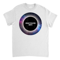 Black Hole T Shirt Spaghettification Awaits T Shir Classic T-shirt | Artistshot