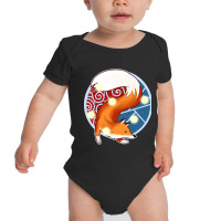 Hot Trend Cute Red Fox Yoga Gift Product Buddha Na Baby Bodysuit | Artistshot