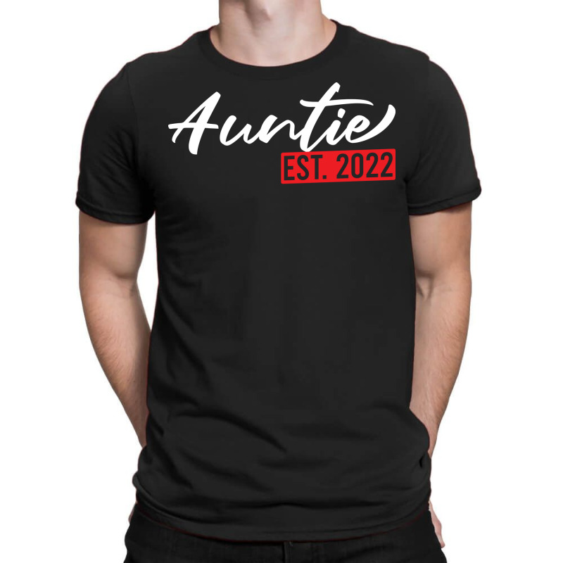 Auntie Est 2022 Funny Pregnancy Announcement T-shirt | Artistshot