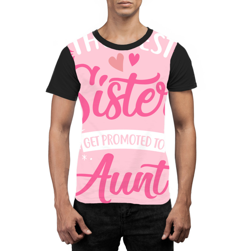 Best Aunt Future Promoted To Aunt To Be Auntie Mot Graphic T-shirt | Artistshot