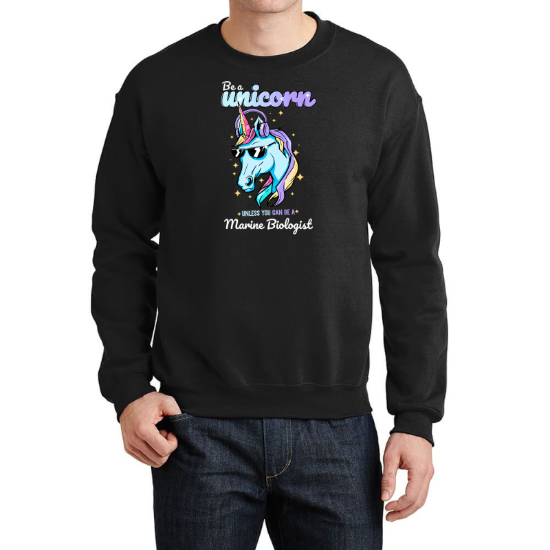 Marine Biologist Unicorn Crewneck Sweatshirt by DonoArt | Artistshot