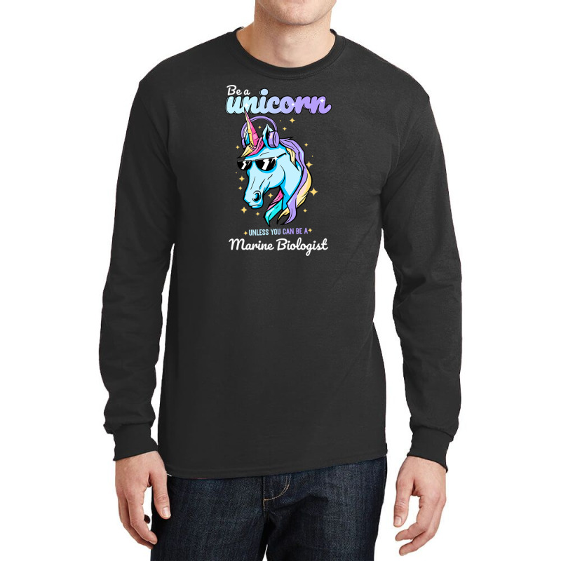 Marine Biologist Unicorn Long Sleeve Shirts by DonoArt | Artistshot