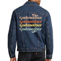 Godmother Gift Vintage Men Denim Jacket | Artistshot