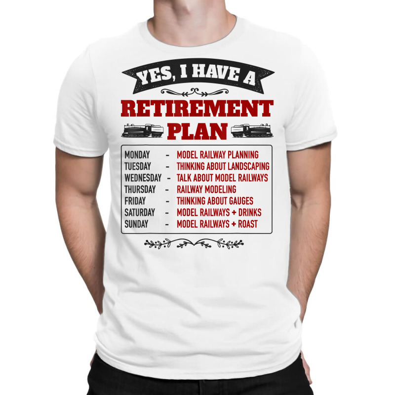 Model Railway Retirement Idea For Men & Railway Mo T-shirt | Artistshot