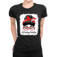 Dietary Aide Bleached Messy Bun Appreciation Day F Ladies Fitted T-shirt | Artistshot