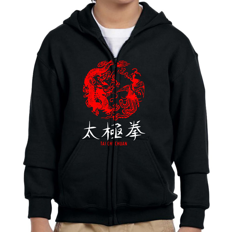 Taichi Master Tai Chi Chuan Chinese Meditation Mar Youth Zipper Hoodie | Artistshot