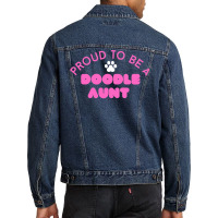 Doodle Aunt Girl Men Denim Jacket | Artistshot