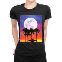 Hot Trend Gradient Sky Glow. Ladies Fitted T-shirt | Artistshot