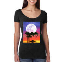 Hot Trend Gradient Sky Glow. Women's Triblend Scoop T-shirt | Artistshot