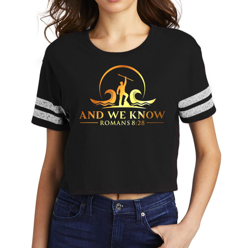 And We Know Romans 828, Bible Verse Christian Cost Scorecard Crop Tee by karynadreck | Artistshot