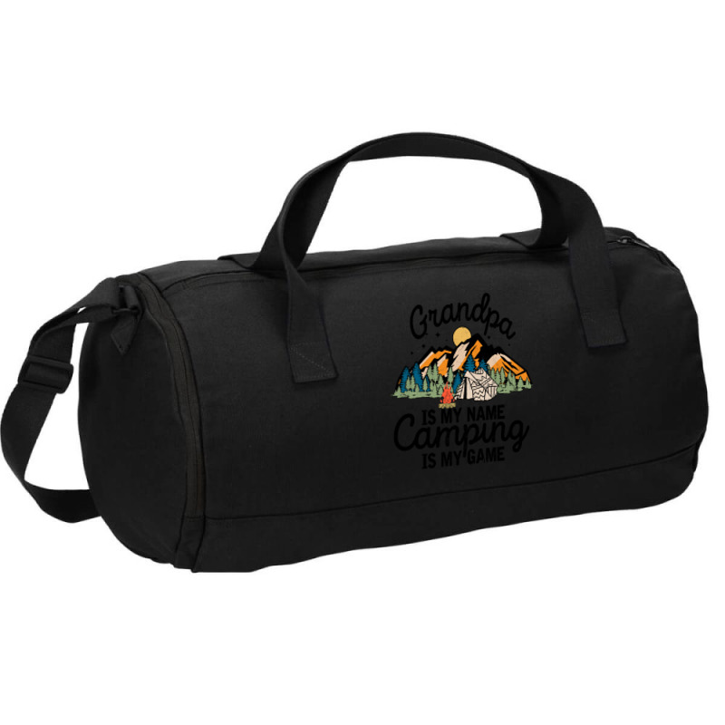 Limited Edition Grandpa Is My Name Camping Duffel Bag | Artistshot