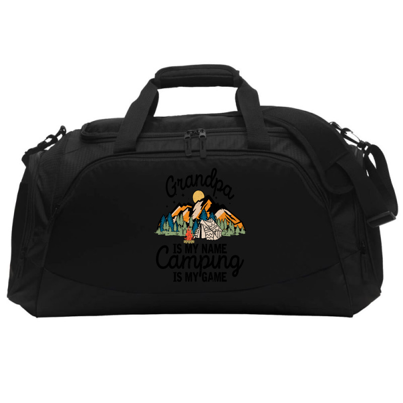 Limited Edition Grandpa Is My Name Camping Active Duffel | Artistshot