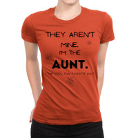 Women Aunt S Funny Letter Print Tee Aunt Gift Idea Ladies Fitted T-shirt | Artistshot