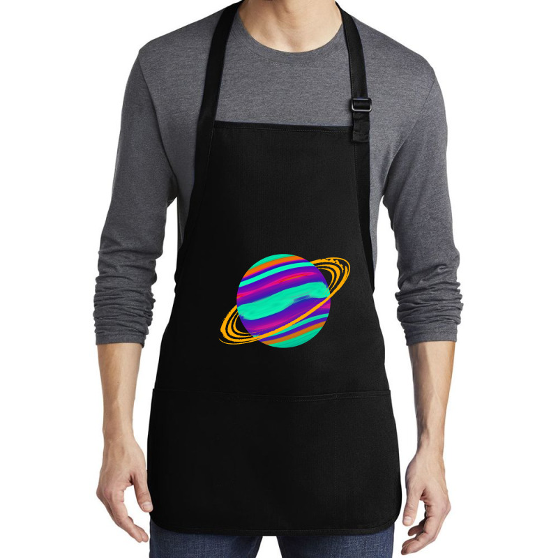 Trending Colorful Planet Medium-length Apron | Artistshot