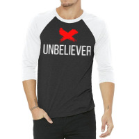 Ex Unbeliever Aesthetic 3/4 Sleeve Shirt | Artistshot