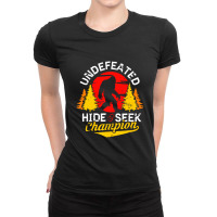 Undefeated Hide And Seek Champion Ladies Fitted T-shirt | Artistshot