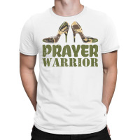 Womens Camo Heels Prayer Warrior Faith God Jesus C T-shirt | Artistshot