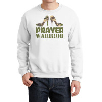 Womens Camo Heels Prayer Warrior Faith God Jesus C Crewneck Sweatshirt | Artistshot