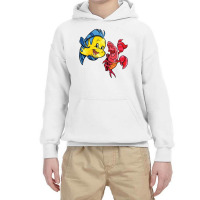 Flounder And Sebastian Youth Hoodie | Artistshot