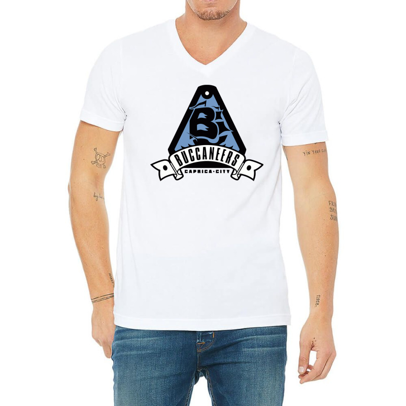 Caprica City Buccaneers V-neck Tee | Artistshot