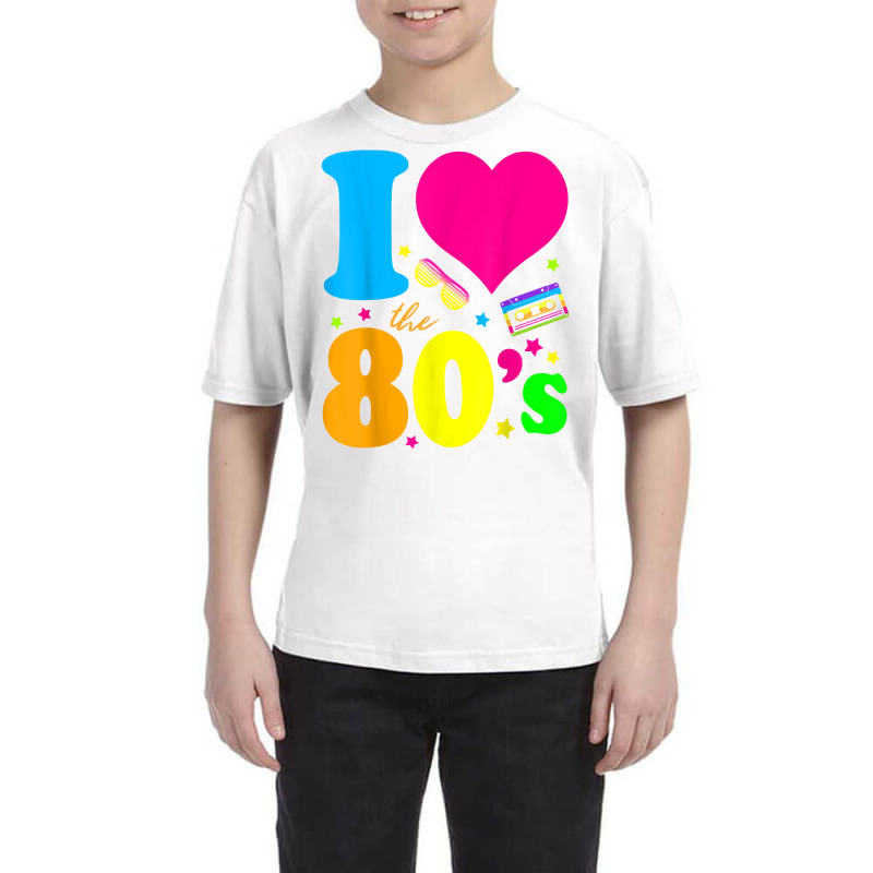 I Love The 80's T Shirt 80's 90's Costume Party Te Youth Tee | Artistshot