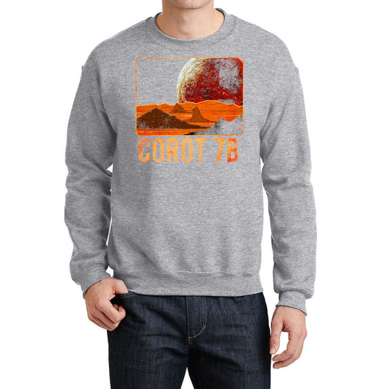 Corot7b Exoplanet Planet Aesthetic Crewneck Sweatshirt | Artistshot