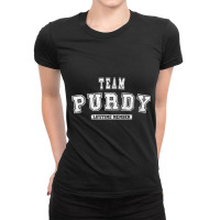 Team Purdy Lifetime Member Family Last Name T Shir Ladies Fitted T-shirt | Artistshot