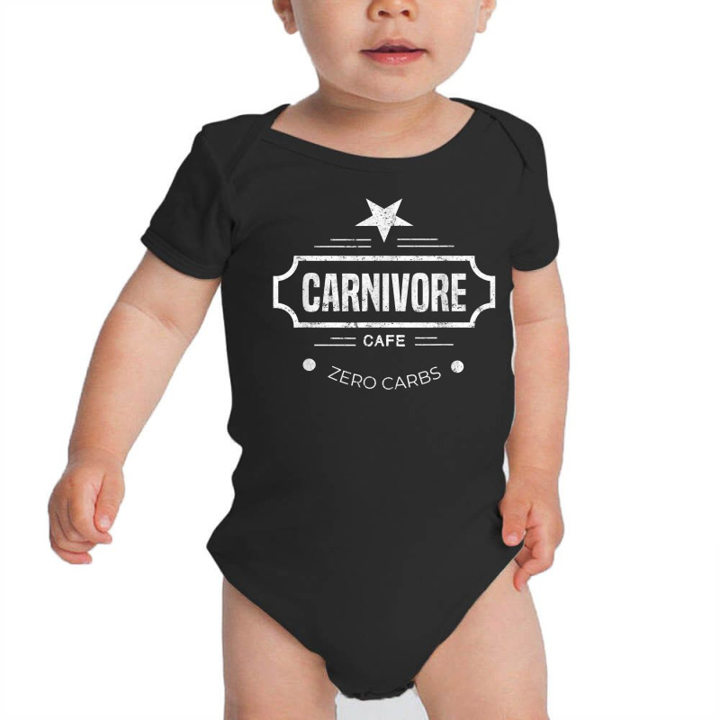 Carnivore Cafe Zero Carbs Workout Tshirt Novelty G Baby Bodysuit by chomibe | Artistshot