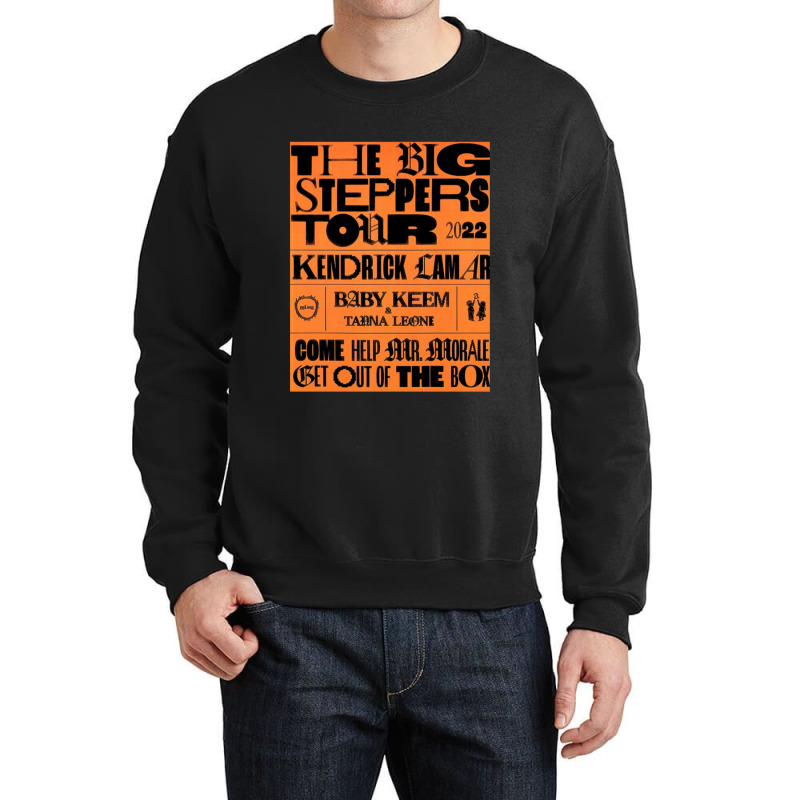 Kendrick Lamar Big Steppers Tour 2022 Crewneck Sweatshirt by corraHugot | Artistshot