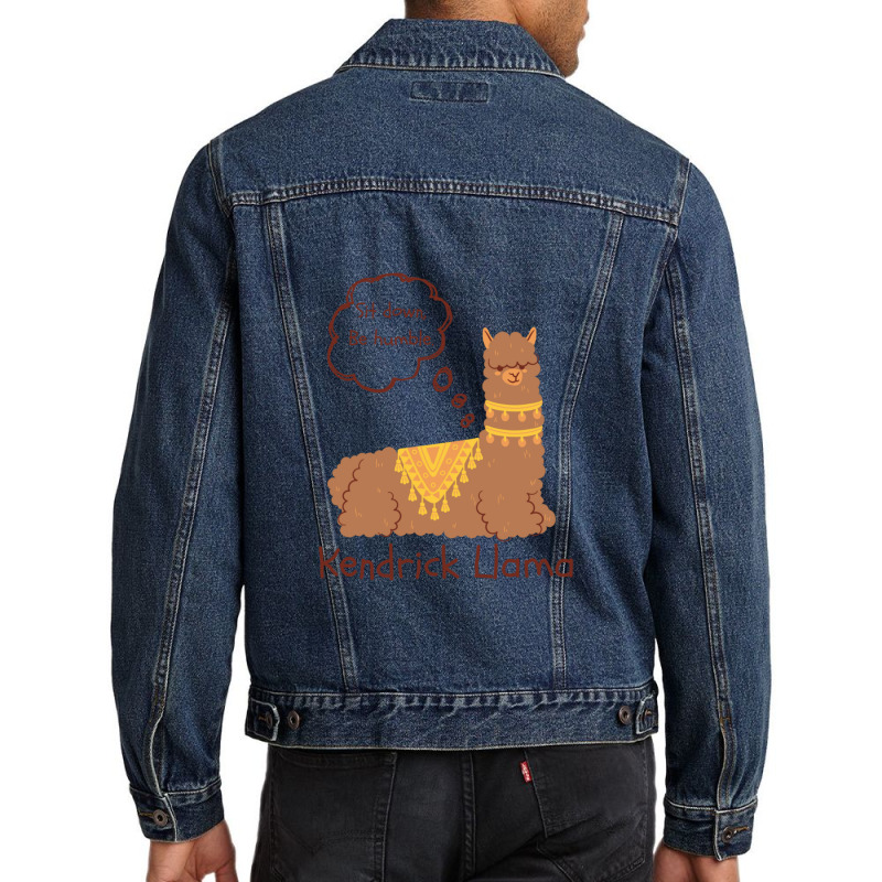 Kendrick Llama2 Men Denim Jacket by ascuyfrentz | Artistshot