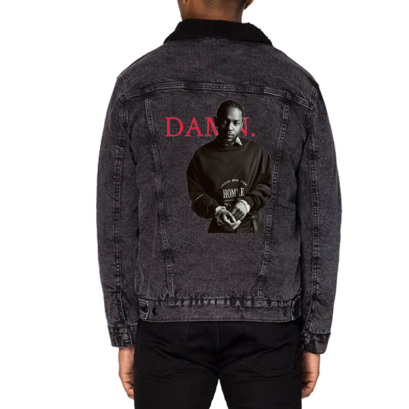 Kendrick Rap Damn Album Unisex Sherpa-Lined Denim Jacket by ascuyfrentz | Artistshot