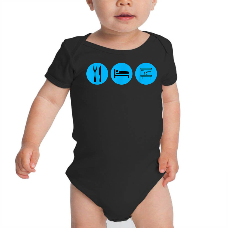 Eat Sleep Reef Aquarium Tshirt  Saltwater Aquarium Baby Bodysuit by chomibe | Artistshot