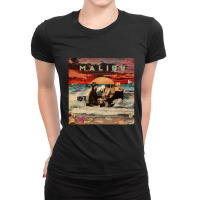 Anderson Paak Malibu Poster Ladies Fitted T-shirt | Artistshot