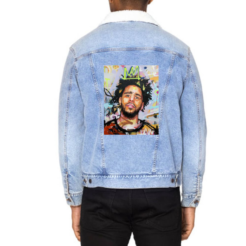 King J Art Unisex Sherpa-Lined Denim Jacket by ascuyfrentz | Artistshot