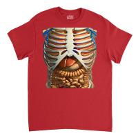 Funny T Shirt With The Inner Organs Of The Human B Classic T-shirt | Artistshot