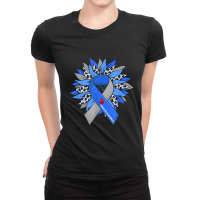 Diabetes Sunflower Type T1d T2d Diabetic Diabetes  Ladies Fitted T-shirt | Artistshot