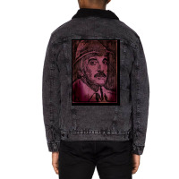 Peter Past Panther Pose Unisex Sherpa-lined Denim Jacket | Artistshot