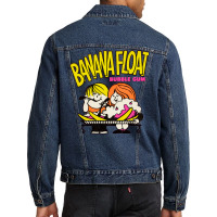 Banana Float Bubble Gum Men Denim Jacket | Artistshot