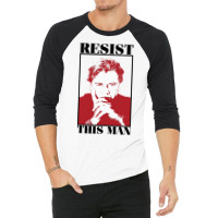 Resist This Man 3/4 Sleeve Shirt | Artistshot