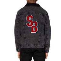 Stony. Brook. Seawolves. Wordmark. Unisex Sherpa-lined Denim Jacket | Artistshot