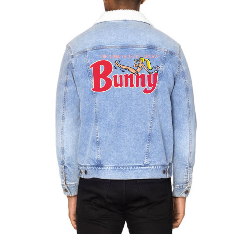 Bunny Unisex Sherpa-Lined Denim Jacket by fujiogathb | Artistshot