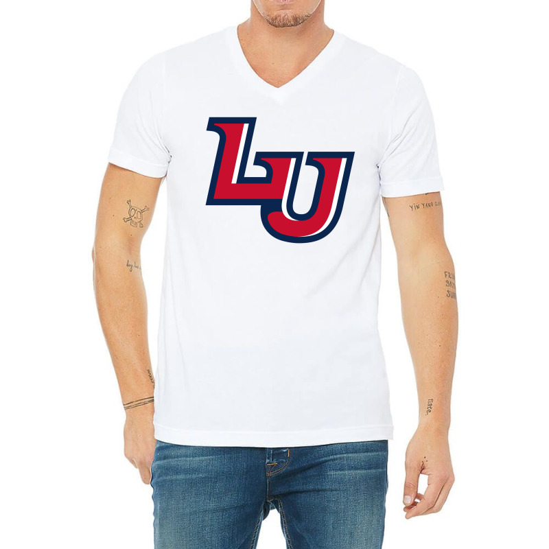 The Liberty, Flames Text , V-Neck Tee by viscaro | Artistshot