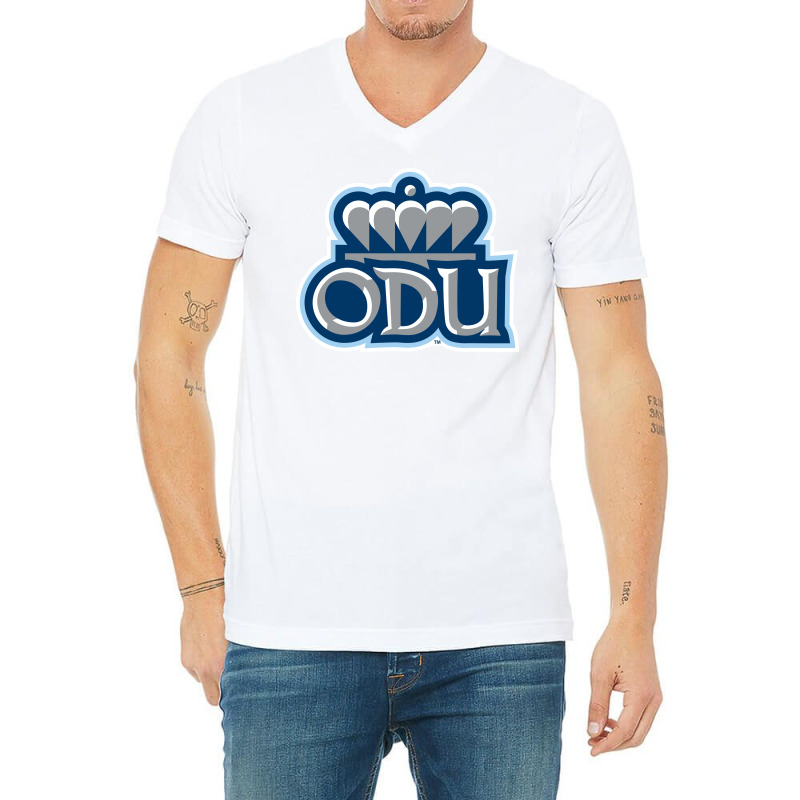 The Old  Dominion Athletics, Wordmark, V-Neck Tee by viscaro | Artistshot