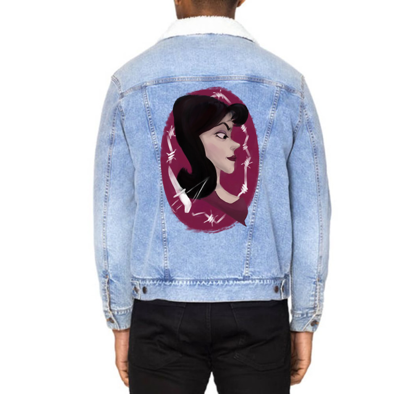 Special Present Natasha Fatale Gift For Everyone Unisex Sherpa-Lined Denim Jacket by musakudilisa | Artistshot