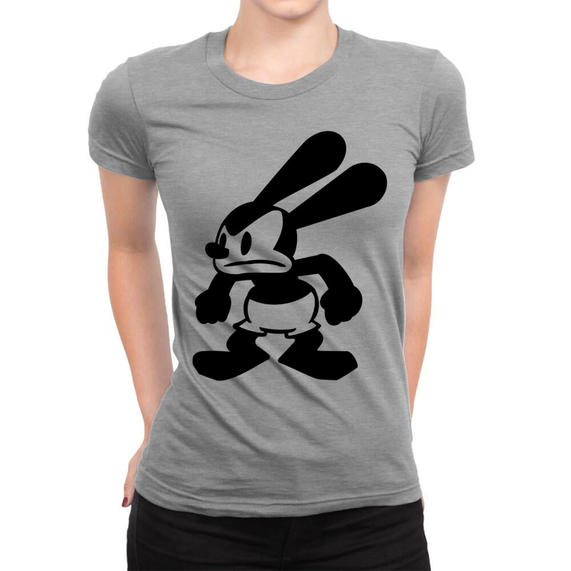 Angry Oswald Ladies Fitted T-Shirt by teeheebattaf | Artistshot