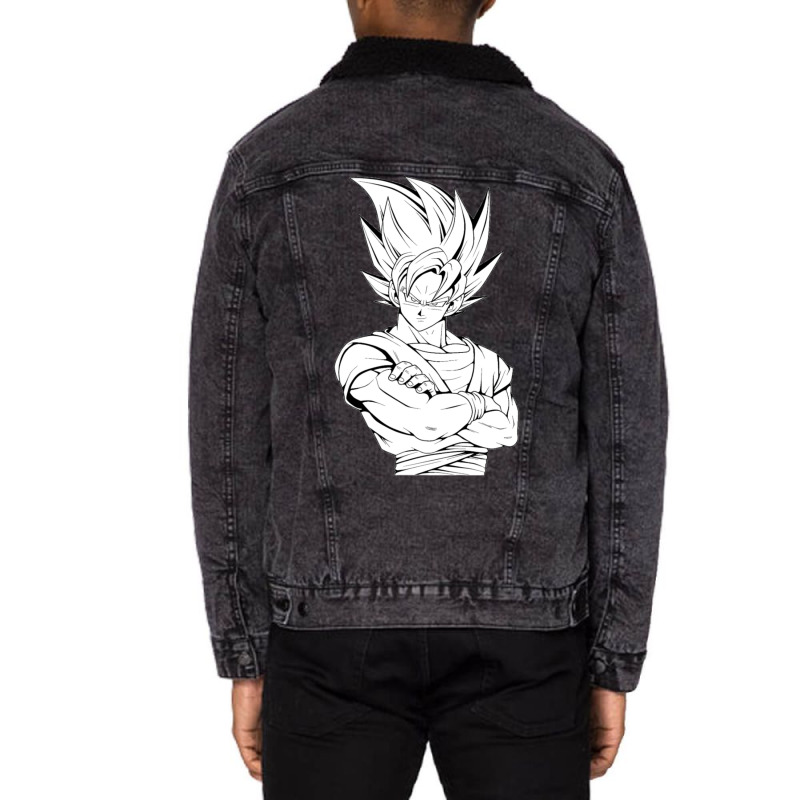 Goku Ssj Unisex Sherpa-lined Denim Jacket | Artistshot