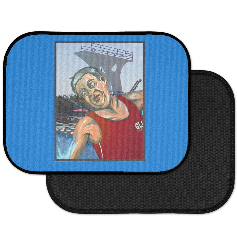 Great Model Rodney Dangerfield Awesome For Movie F Rear Car Mat | Artistshot